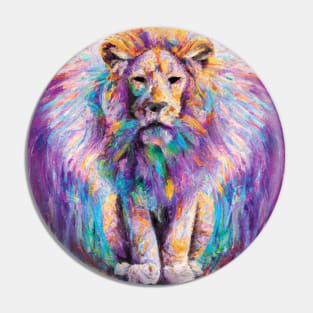 Cute Lion Drawing Pin