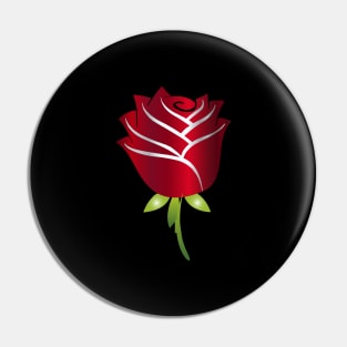 little Red Rose Pin