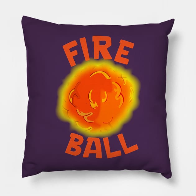 FireBall Pillow by Marshallpro