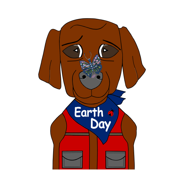 EARTH Day Celebration Dog by SartorisArt1