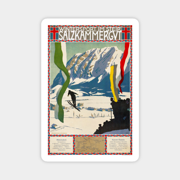 Austria Vintage Travel poster reproduction