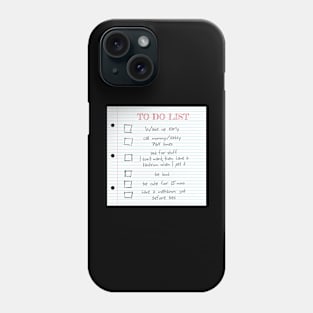 To Do List (kids) Phone Case