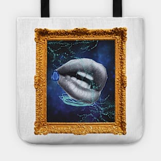 FRAMED LIPS - TEARDROP Tote