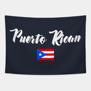 Puerto Rico Proud Puerto Rican Pride Boricua Flag Tapestry