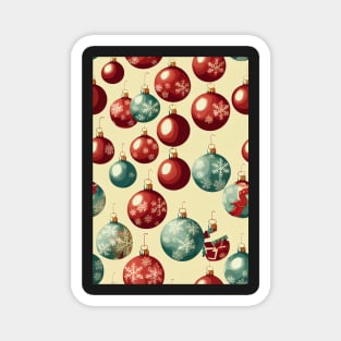 Christmas Seamless Pattern, Christmas Decorations #4 Magnet