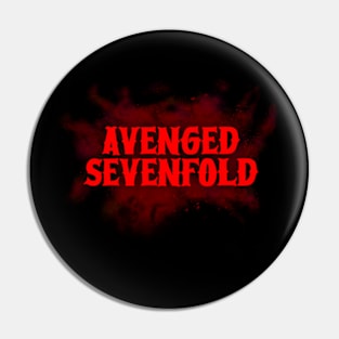 avenged red font Pin