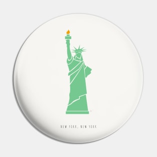 New York City, NYC, Lady Liberty Pin