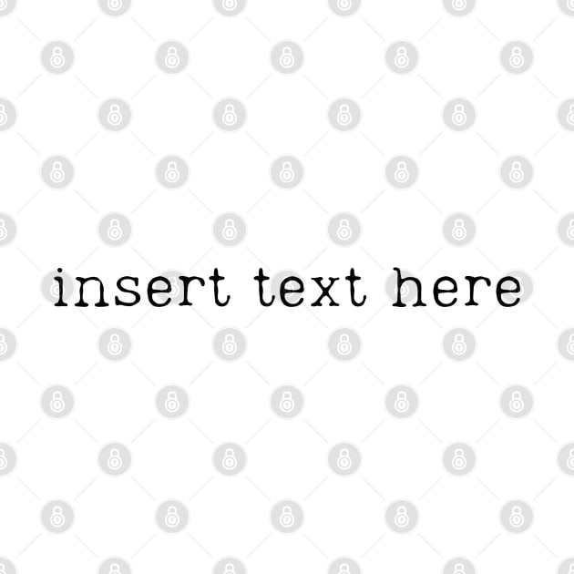 Insert text here by FluxionHub