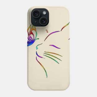 My playful cat makes me happy ! Phone Case