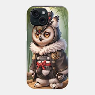 A Cute Samurai Owl #2 Phone Case