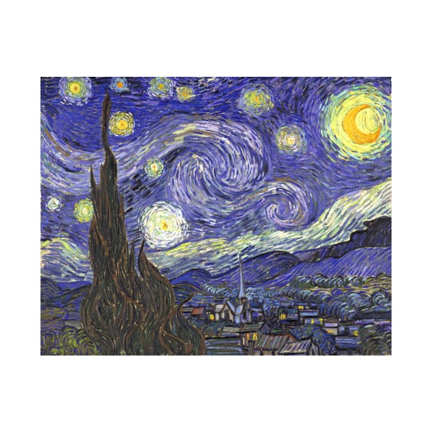 Starry Night by Vincent van Gogh by MasterpieceCafe