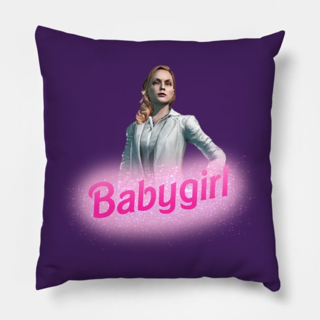 Alex Wesker Babygirl Pillow by whizz0