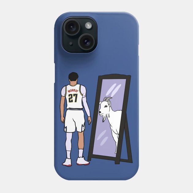 Jamal Murray Mirror GOAT Phone Case by rattraptees