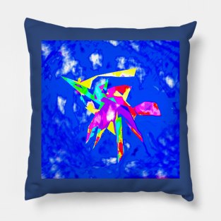 Abstract Colorful Mantis Shrimp Pillow