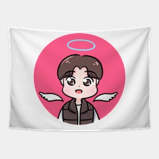 Soobin Angel or Devil Tapestry