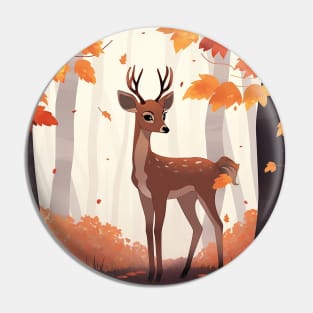 Autumn Deer Pin