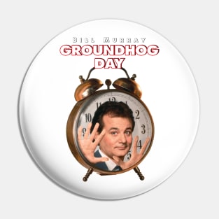 Groundhog Day Retro 90s Movie Comedy Pin