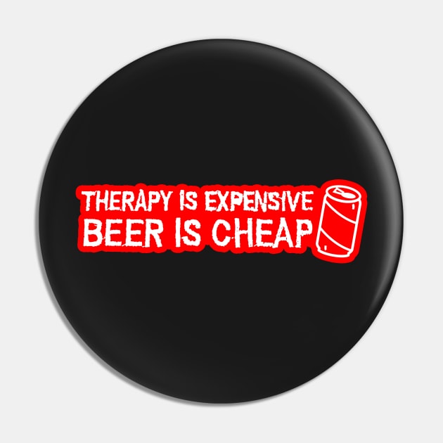 Copy of Therapy is expensive beer is cheap Pin by  The best hard hat stickers 