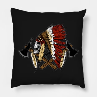 Indian Skull Pillow