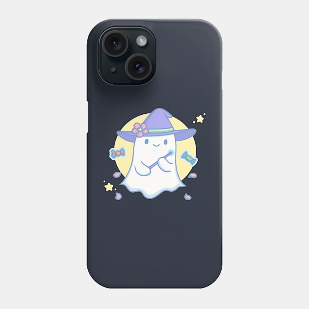 Flower Ghost Witch Phone Case by KammyBale