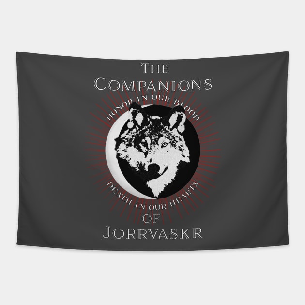 Companions of Jorrvaskr Vintage Art Tapestry by ChasingBlue