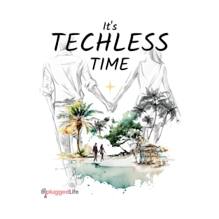 Techless Time Beach Tropical Island Lovers T-Shirt