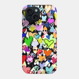 MIX OF HEARTS Phone Case