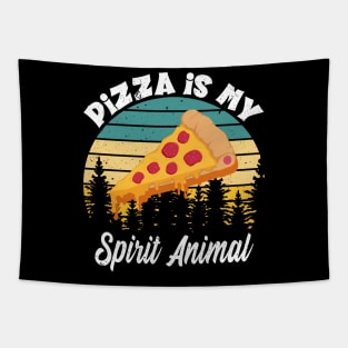 Pizza Is My Spirit Animal Tapestry