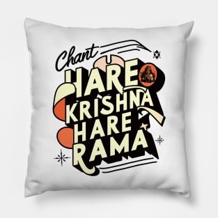 Chant Hare Krishna Hare Rama! Pillow