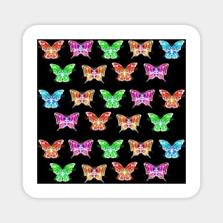 Surreal Butterflies Pattern Magnet