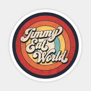 Vintage Circle Jimmy Eat World Magnet