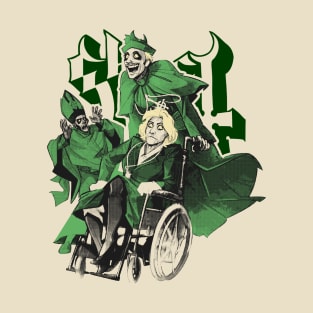 Funny Ghost Green T-Shirt