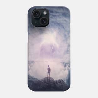 in the heart of waterfall Phone Case