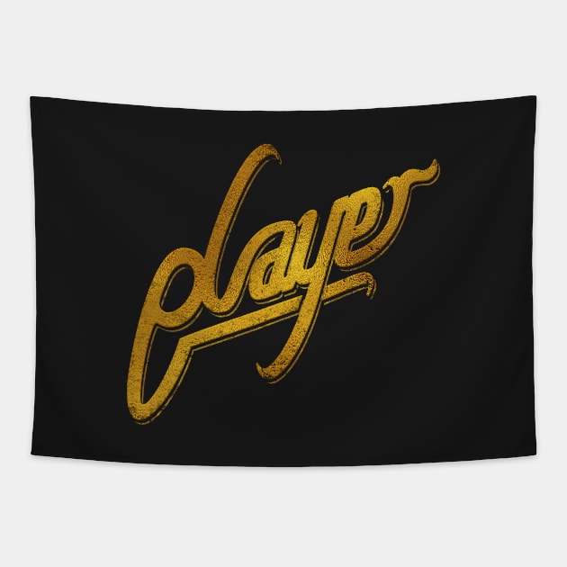 Solid Gold Player Tapestry by WornToDeath