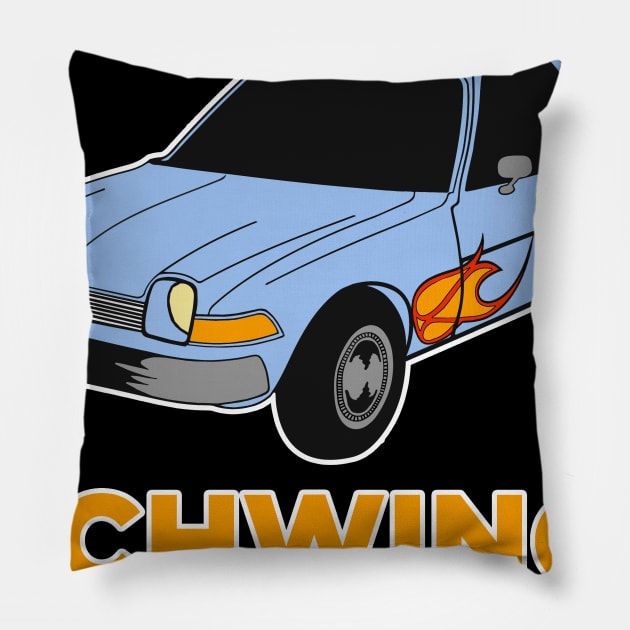 Schwing Pillow by HellraiserDesigns