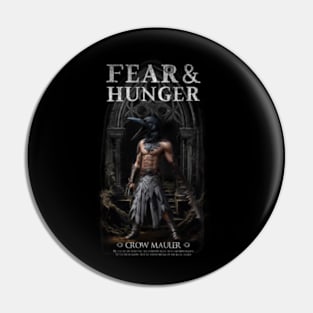 Fear and Hunger Crow Mauler Game Art Grunge Pin