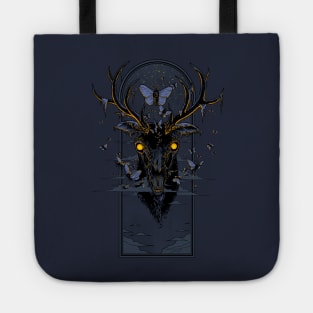 Moth Eaten Deer Head Tote