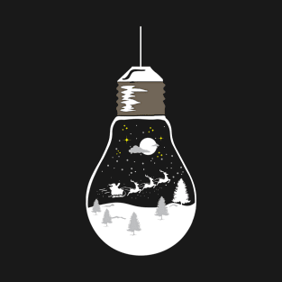 Christmas Santa Clause Bulb T-Shirt