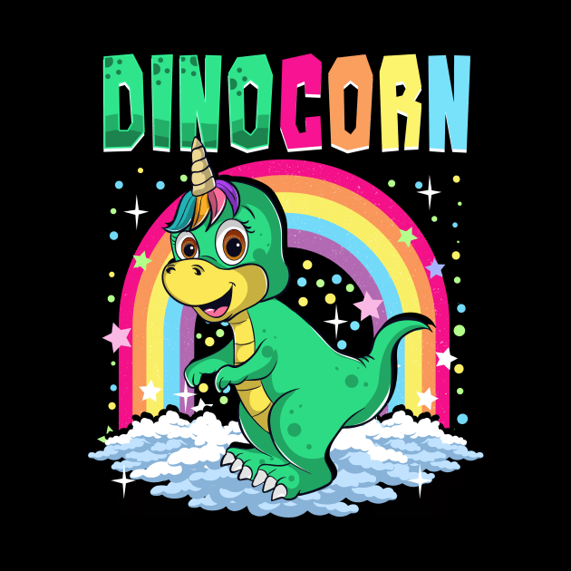 Cute Dinocorn Dinosaur & Unicorn Unisaur by theperfectpresents