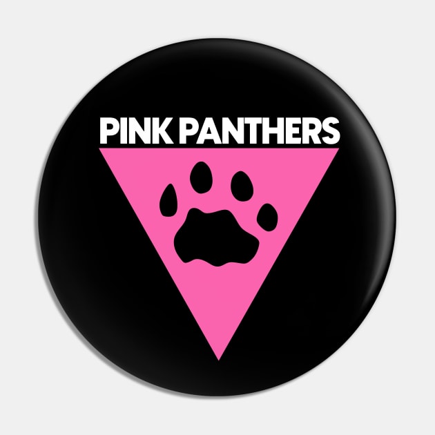 Pink Panthers Patrol NYC Gay Retro Pin by WearingPride
