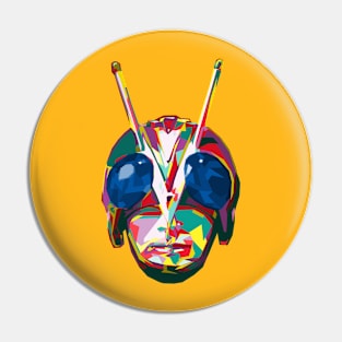 Colorful Riderman Pin