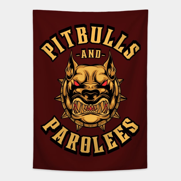 Pitbulls And Parolees Tapestry by FullOnNostalgia