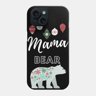 Christmas Theme Polar Mama Bear Phone Case