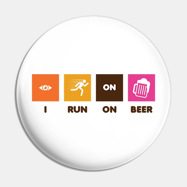 I Run on Beer Pin by creativecurly