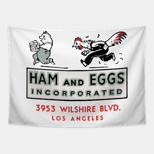 Ham and Eggs Incorporated Tapestry by DCMiller01