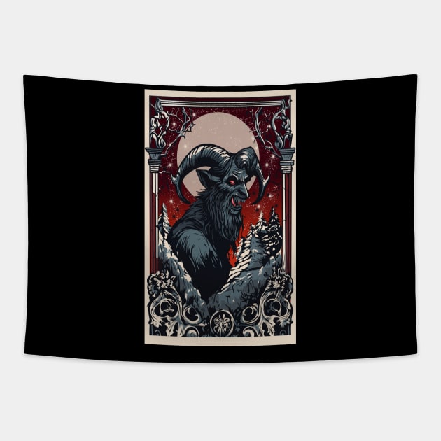 Krampus Tapestry by Elijah101