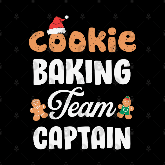 Cookie Baking Team Captain Funny Gingerbread Cookies Christmas Gift by BadDesignCo