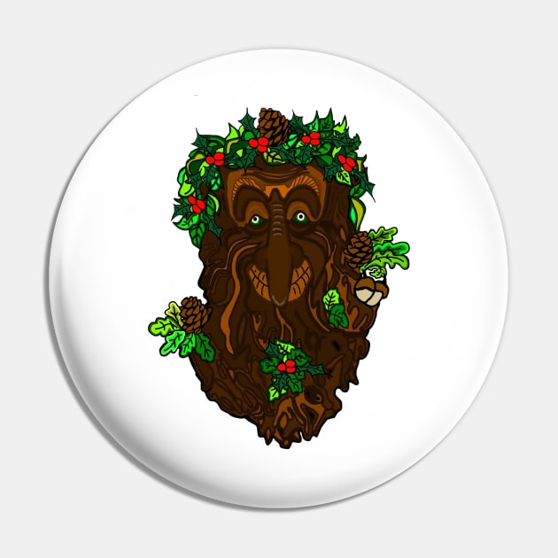 Yuletide Greenman Pin by imphavok