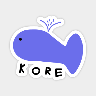 Jin Kore Whale Magnet