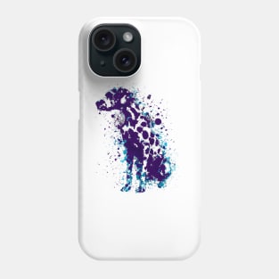 Dalmatian Ink Watercolor Painting Art Print Phone Case